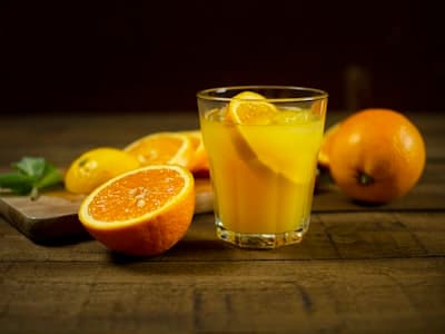 Jus d'orange pressé
